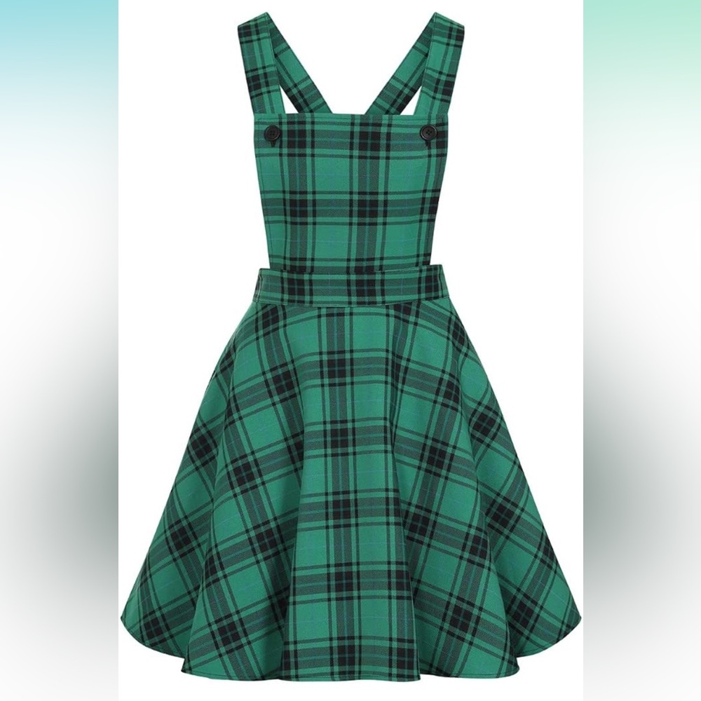 NWT Hell Bunny Pinafore dress 3x